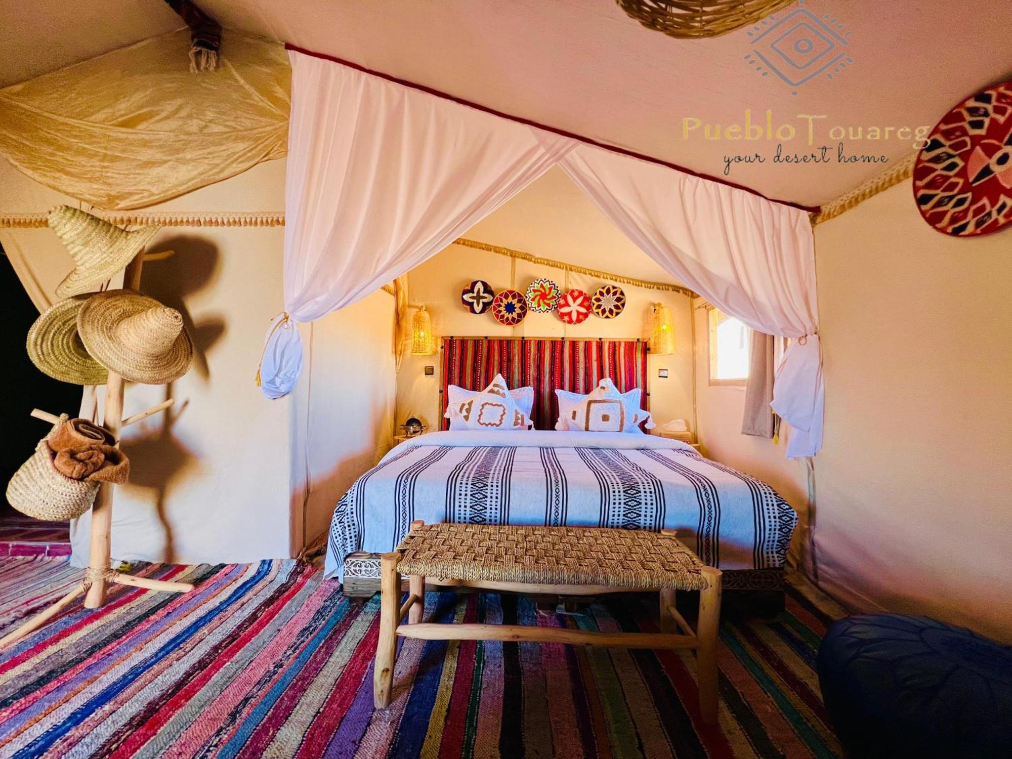 Pueblo Touareg - Private Tents Merzouga Esterno foto