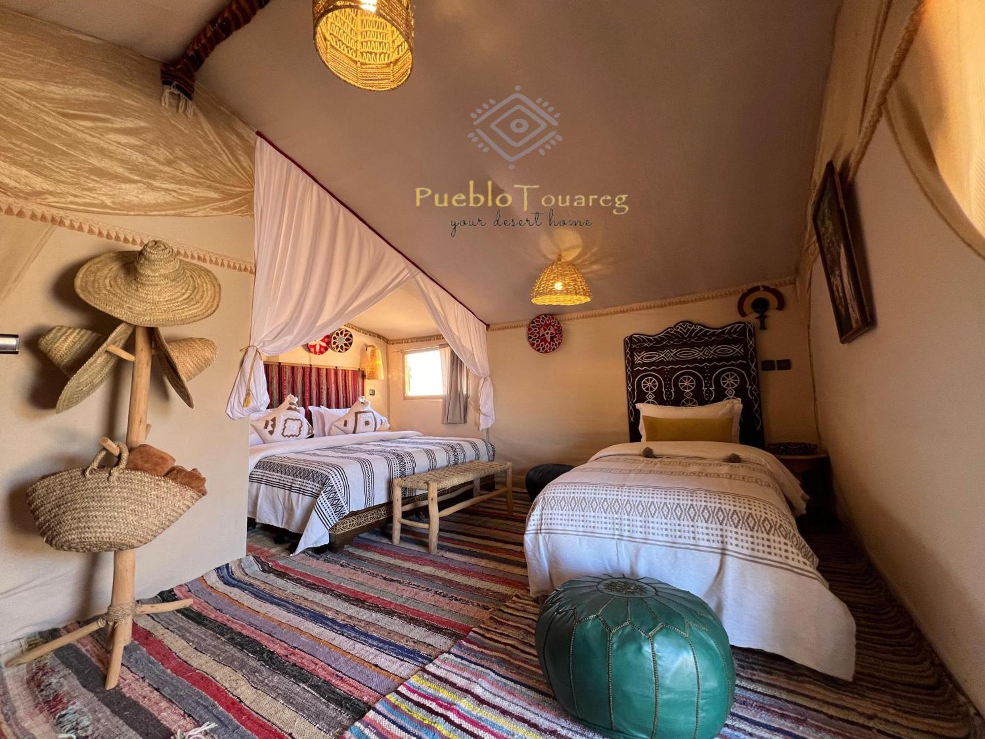Pueblo Touareg - Private Tents Merzouga Esterno foto